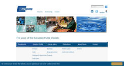 Desktop Screenshot of europump.net