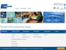 Tablet Screenshot of europump.net